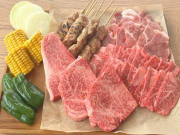 【BBQ】島根の味覚を贅沢に堪能！しまね和牛BBQセットはボリューム満点！！