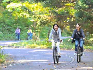 【サイクリングロード】1周6.15kmです