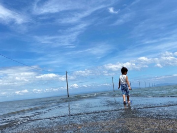 当館より車で約20分の海中鳥居。お散歩してリフレッシュ♪