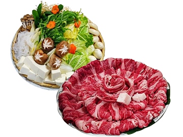 *選べるお鍋セット♪【寄せ鍋】or【すき焼き】どちらかお好きな方をお選び下さい。