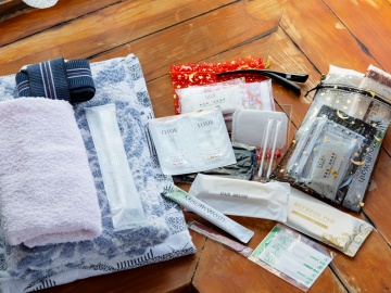 【女性に大好評♪】充実のアメニティで急な宿泊も安心♪