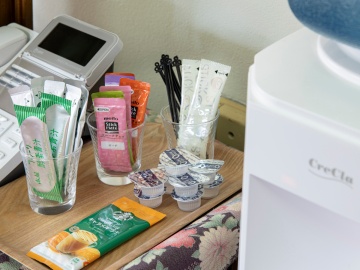 【無料サービス】コーヒーや青汁など選べる充実のドリンク