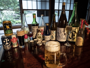 *お酒も豊富に取り揃えております