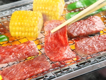 *夕食BBQ（イメージ）　他ご夕食付プランからの変更も可能です◎ご希望の場合はお問合せください。