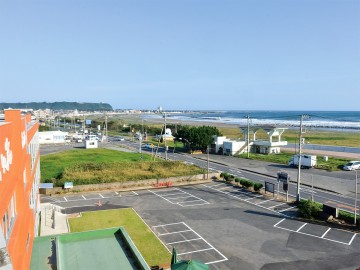 *ホテルからの眺め／目の前には太平洋の大海原。視界をさえぎるものはありません！