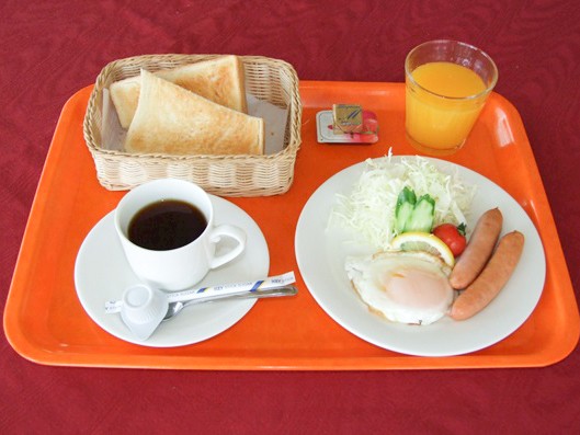 【朝食】洋食一例。和洋お好みの朝食をお選びいただけます。