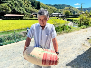 お米の生産者の八女の菊ちゃんです♪