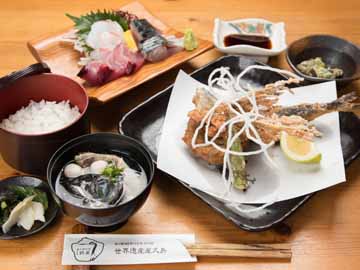 *【粟穂定食】少し軽めの夕食をご希望の方はこちら!新鮮なお魚を味わえる定食です♪
