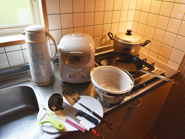 *コテージ 食器など調理器具も御用意しております。