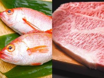 *【夕食一例】島根和牛とのどぐろの二大名物をお楽しみください　※画像はイメージです