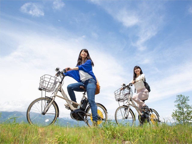 *サイクリングで安曇野の雄大な自然を感じながら観光へ！
