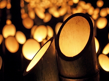 *安曇野神竹灯（過去の開催イメージ）