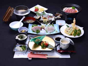 *ご夕食一例/天草獲れ・新鮮な海の幸を満喫♪