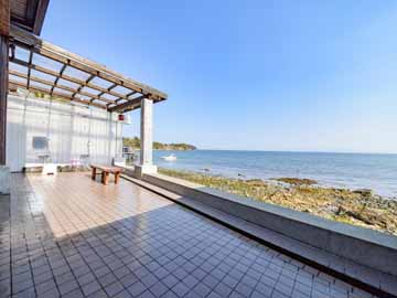 *【露天風呂(男湯)】海が一望できる開放的な露天風呂。