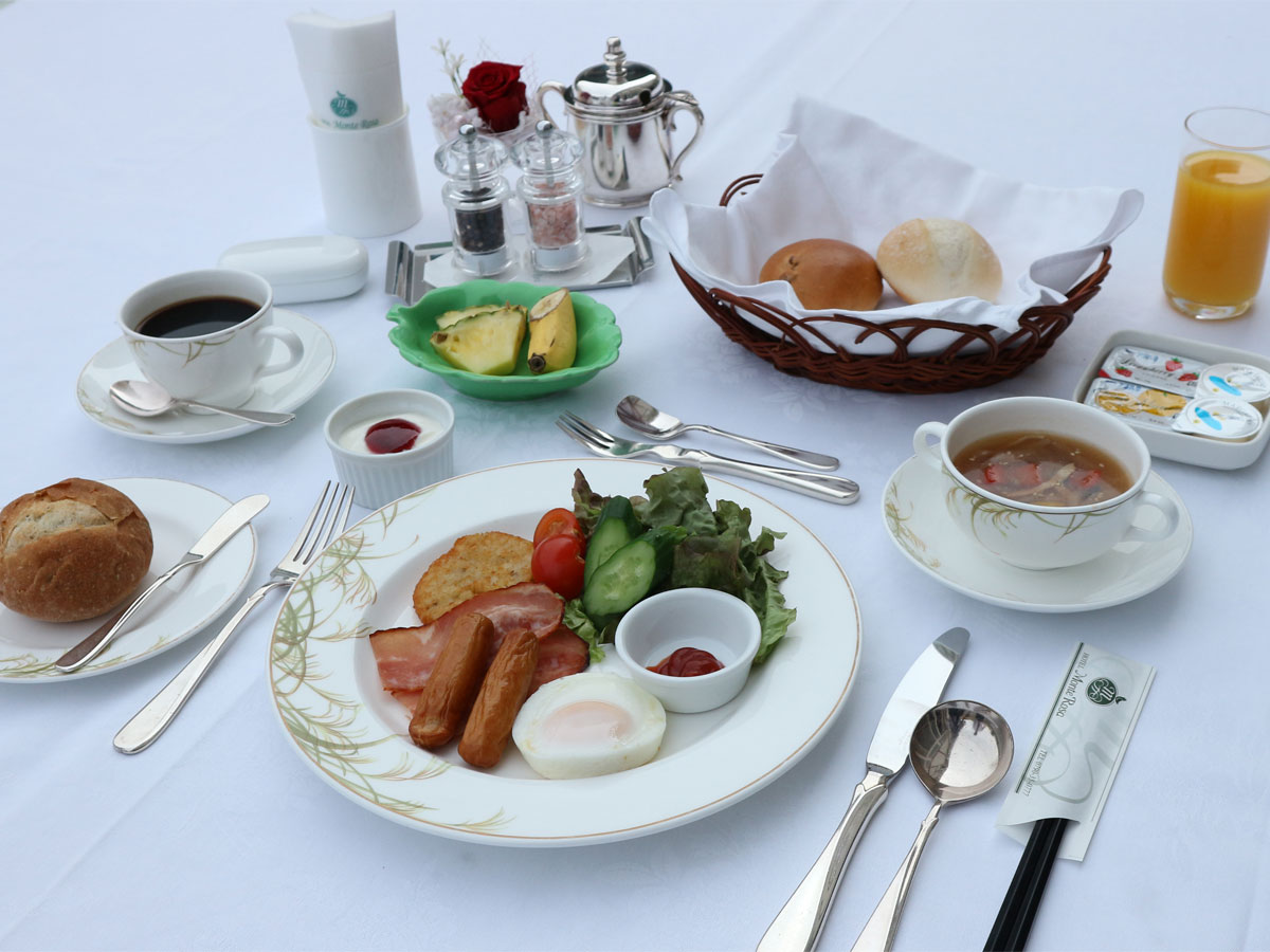 【洋朝食】さわやかな朝の目覚めには美味しいお食事を。一日のスタートを鮮やかなお食事でお楽しみください