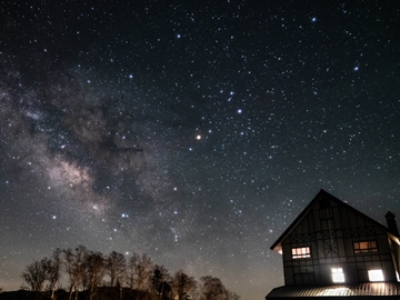 *景観/天の川をいつでも見ることができる聖地として有名なしらびそ高原で星空観察を！