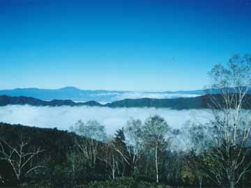 *雲海の景色／標高1,918mの宿ならではの絶景