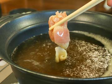 *夕食一例／ほっと落ち着く温かいお鍋料理