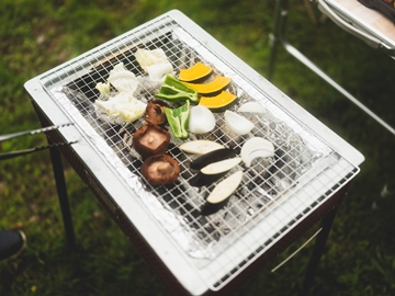 *BBQ一例/新鮮な野菜もご用意しております