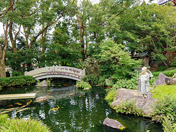 *【庭園】木々と池を眺めながら、ゆっくりと流れるひと時をお楽しみください