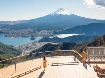 *【 FUJIYAMAツインテラス 】富士山が一望できる人気の絶景スポットが”新道峠”に新設！