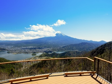 *【 FUJIYAMAツインテラス 】目の前に広がる富士山の大パノラマ