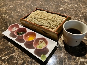 *［夕食／盛り蕎麦付プラン一例］生そば処の板長が手掛ける、当館自慢のおそばです