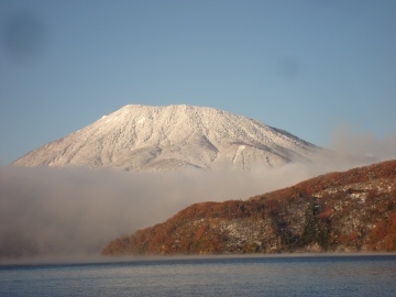 *周辺（秋）/晩秋の風景　野尻湖畔