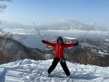 *周辺（タングラム斑尾）／第6リフトまで徒歩１分！野尻湖テラスではこんな絶景も見られます！