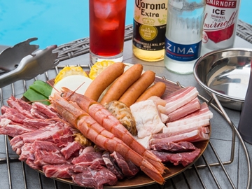 【BBQ一例】ソフトドリンク～アルコールまで種類豊富♪みんなでワイワイお楽しみください！