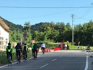 **アルプスあづみのセンチュリーライド　ご参加の方は、館内に自転車持ち込み可能