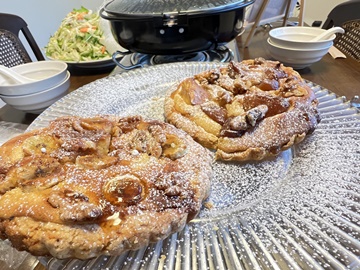 *自家製タルト／タルトカフェ自慢のフルーツ焼き込みタルト。昔ながらの製法でやさしい味に仕上げました！